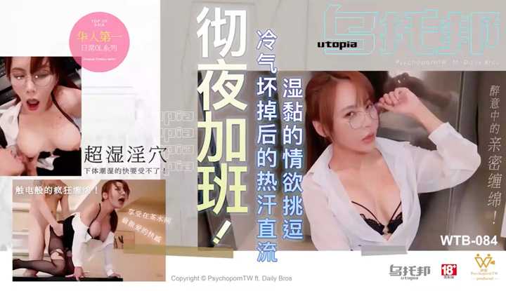 彻夜加班！冷气坏掉后的热汗直流 湿黏的湿黏的情欲情欲挑逗 醉意中的亲密缠绵 (WTB-084)