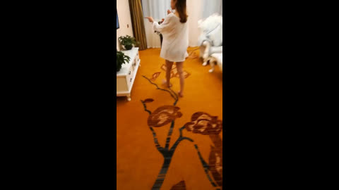 对白有趣 去骚货家玩 没勾引两下就主动趴下口交 主动上位 真骚！