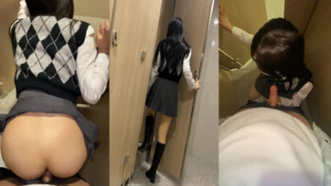 [原创] 真实和jk同事厕所开门爆操 创作不易 请收藏支持一下