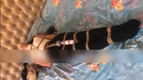 SM捆绑调教骚母狗