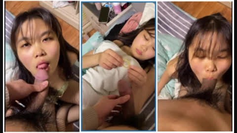 [原创] 全程露脸 穿着渔网黑丝袜伺候 舔完鸡吧 主动帮带套