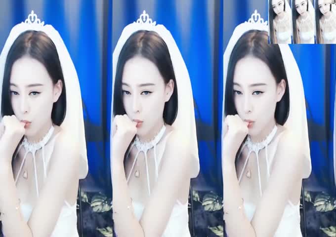 Al合成『范冰水』极品超女神黑色蕾丝裙+白色婚纱极品黑丝