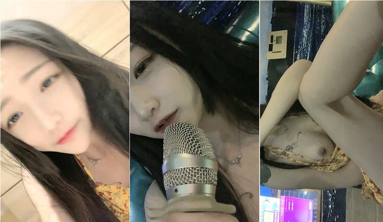 00后清纯女神级萌妹KTV赴约,碎花连衣裙少女感十足,KTV里大显身手