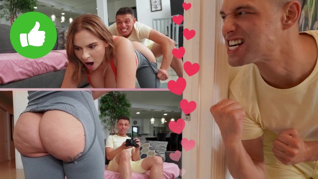 BANGBROS - 约翰尼·洛夫为了影响力而恶作剧他的女朋友布兰迪·蕾妮