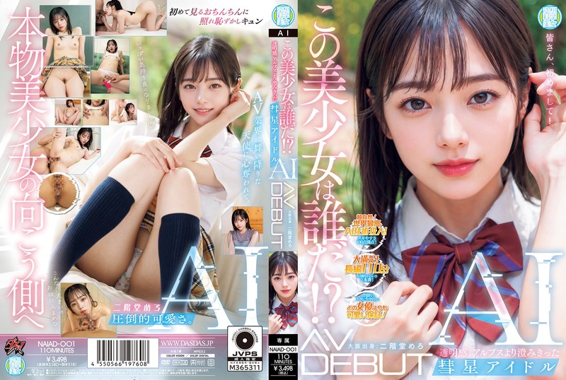 NAIAD-001 这位美丽的女孩是谁？ ？透明度。 AI AV DEBUT 二阶堂美巳，比阿尔卑斯山还清澈的彗星偶像